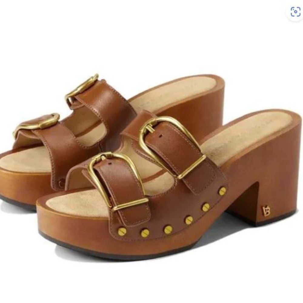 Veronica Beard Halifax Studded Clog Sandals Size 8 New